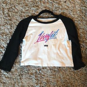 Live Fit crop top 3/4 sleeve